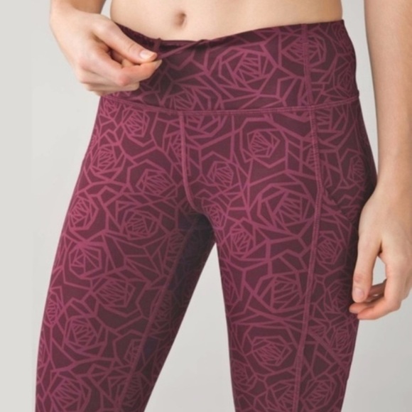 Lululemon | High Times Posey Rose Leggings - Picture 2 of 7